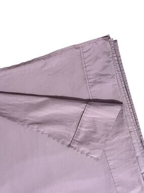 Solid Purple Microfiber Flat Sheet Queen Size Bedding 104x86 Polyester